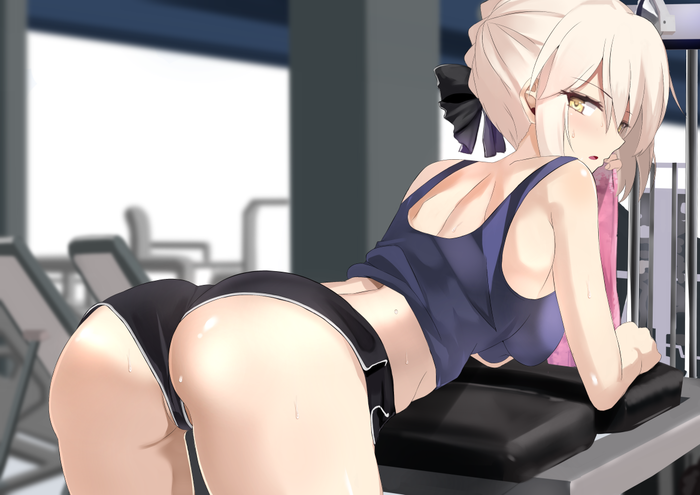 Saber Alter gym 2