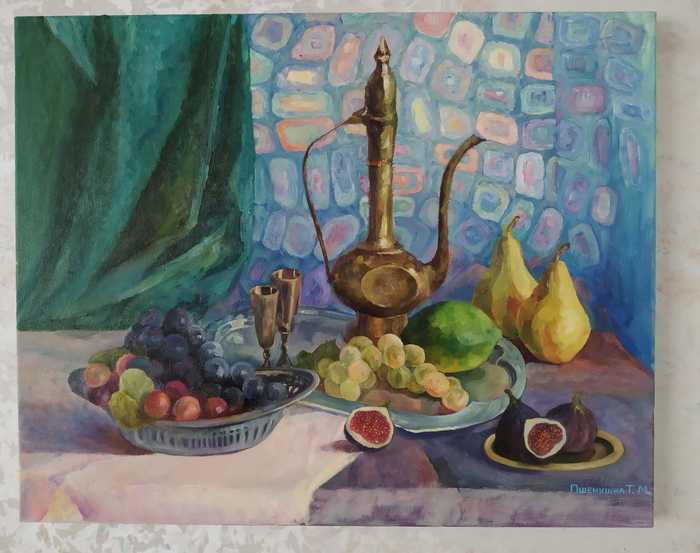 Oil still life - My, Painting, Oil painting, Painting, Still life