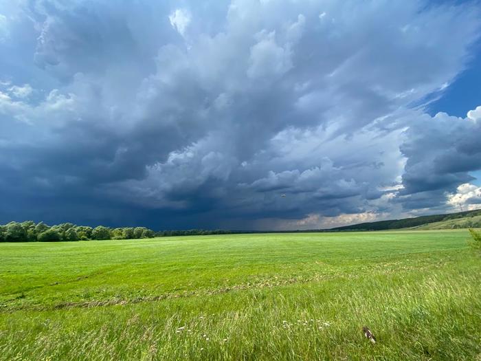 The storm is coming - My, Thunderstorm, Kazan, Eagle, Landscape