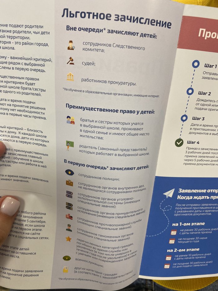 У кого преимущества зачисления в школу. Это нормально?