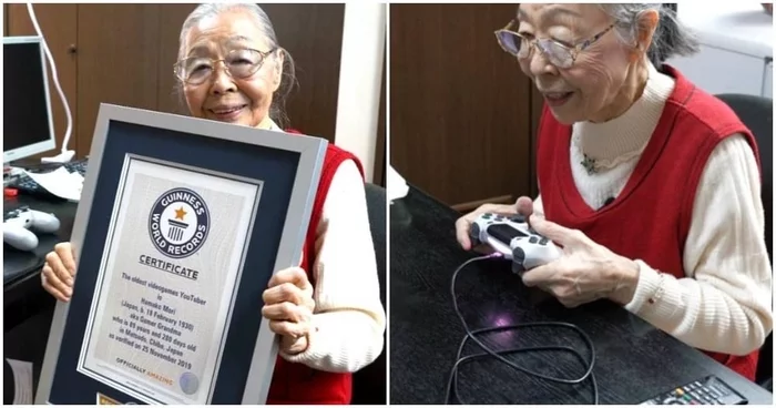 39 years of gaming experience, collection of consoles from Nintendo 64 to PS4, fan of GTA V - Gamer Girls, Gta 5, Gta, Gamers, Record, Guinness Book of Records, Old age, Pleasure, , Grandmother, For the soul