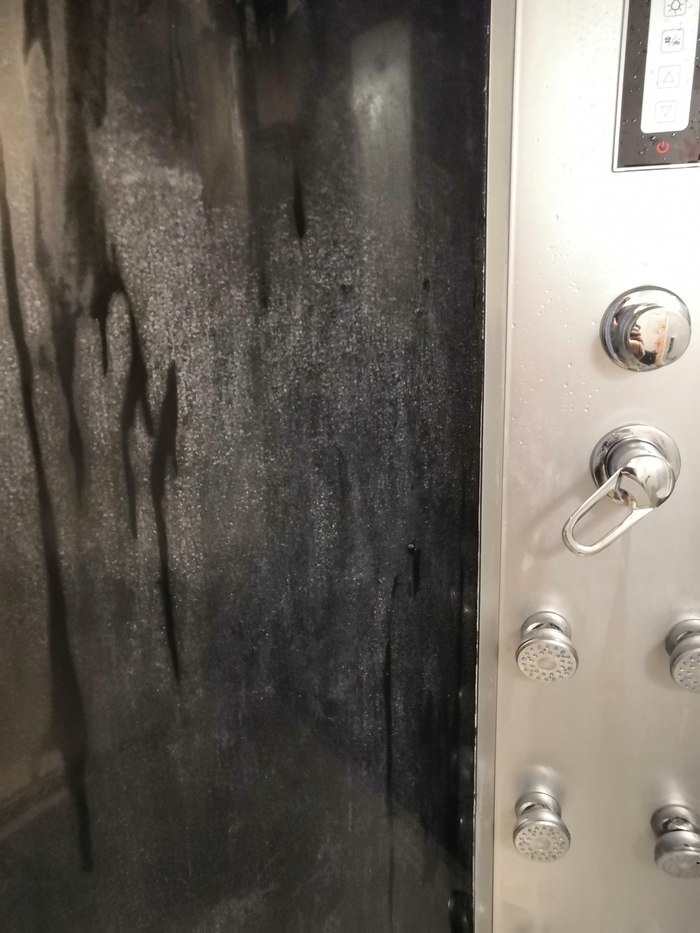 Как отмыть душевую кабину?