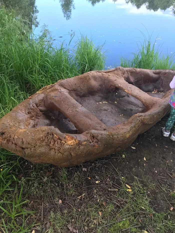 From go..on and sticks!!! - A boat, Nature, Volga region, From the network, Homemade, Organic products, Longpost