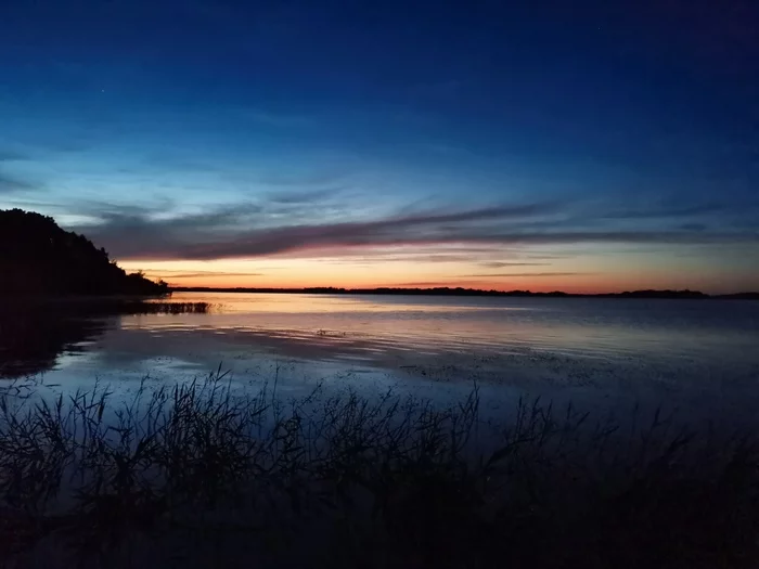 Dawn over the Volga - My, dawn, Nature, Volga river