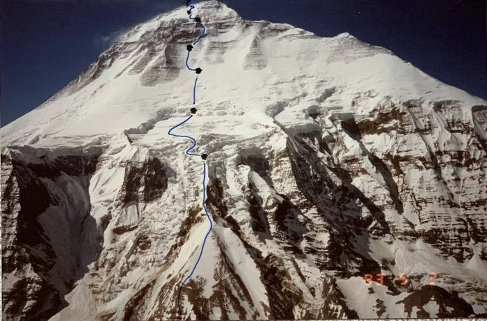 The first ascent along the center of the north face of Dhaulagiri. Adventure expedition 1993 - People, The mountains, Mountaineering, Climbing, Pioneers, Eight-thousanders, Nepal, Himalayas, , Story, Longpost