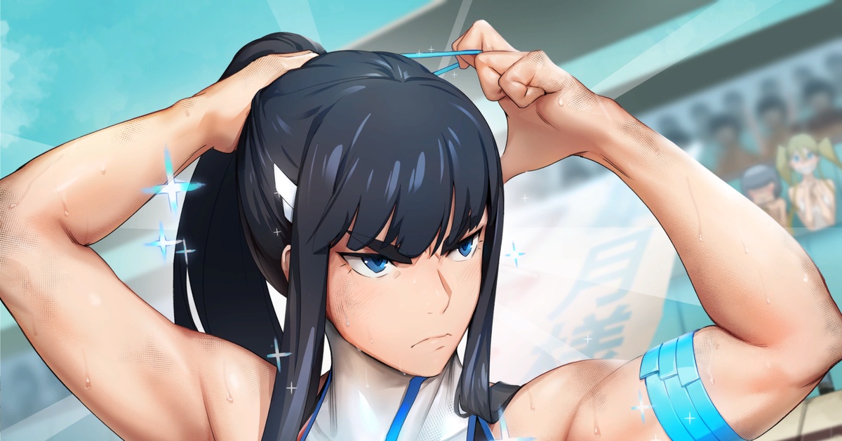 Kiryuuin Satsuki - NSFW, Kill la Kill, Kiryuuin Satsuki, Anime Art, Аниме, Арт, Эротика