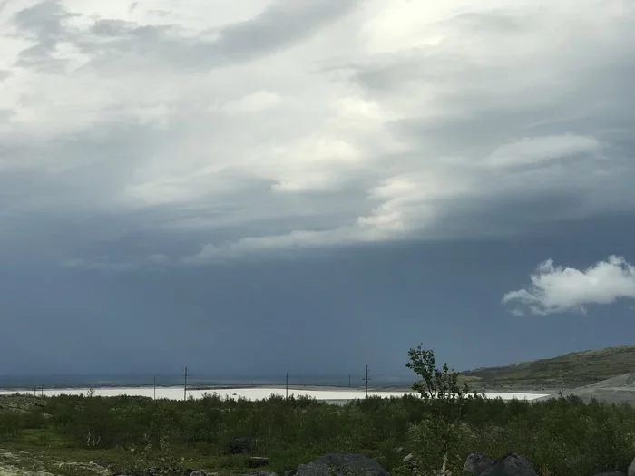 Lovozero tundra (mountain range on the Kola Peninsula) - My, Lovozero, Kola Peninsula, North, The mountains, Mobile photography, No filters, Rainbow, Longpost