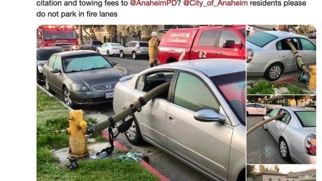 Парковка напротив гидрантов строжайше запрещена. Просто поверьте