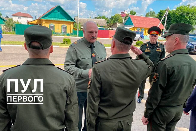 Lukashenka arrived in Mogilev region in military uniform - Alexander Lukashenko, Republic of Belarus, Politics