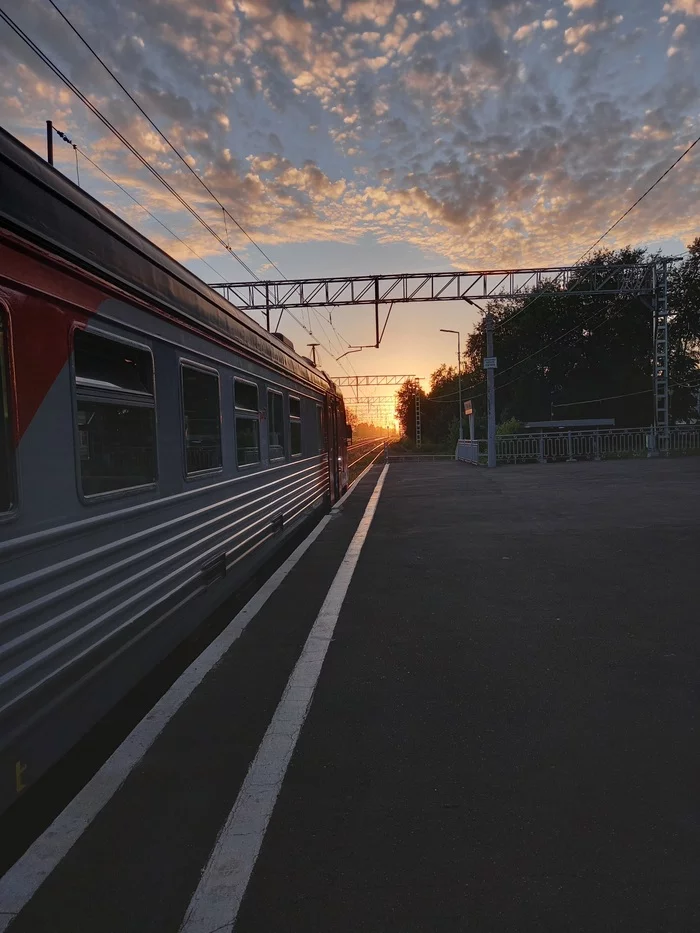 Route built... - My, Russian Railways, The sun, Railway, Longpost