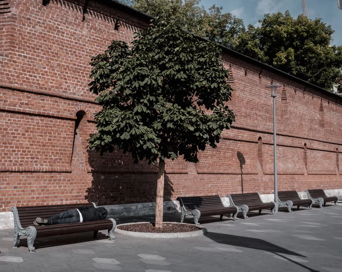 Rest on the bench - My, Bum, The photo, Street photography