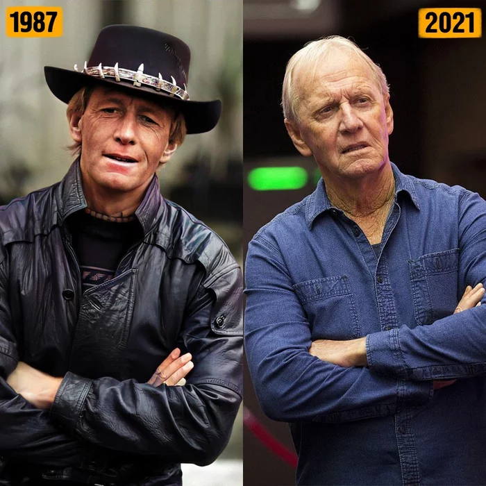 Crocodile Dundee. Then and now - Actors and actresses, Paul Hogan, Crocodile Dundee, It Was-It Was