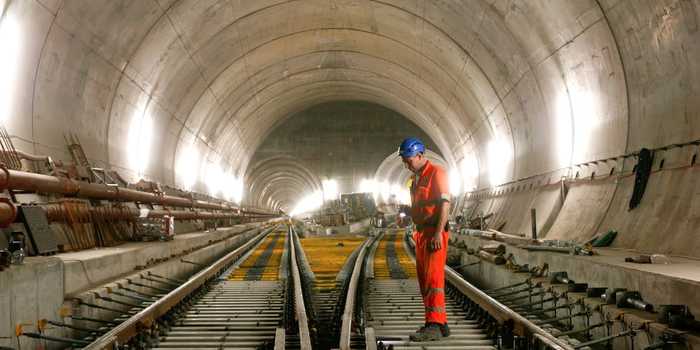 The longest railway tunnels in the world - My, Tunnel, Railway transport, Railway, Yikes, A train, Longpost
