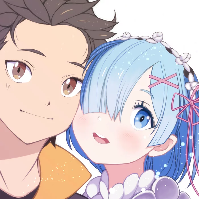 Selfie - Re: Zero Kara, Rem, Natsuki subaru, Anime art, Anime, Rem (Re: Zero Kara)