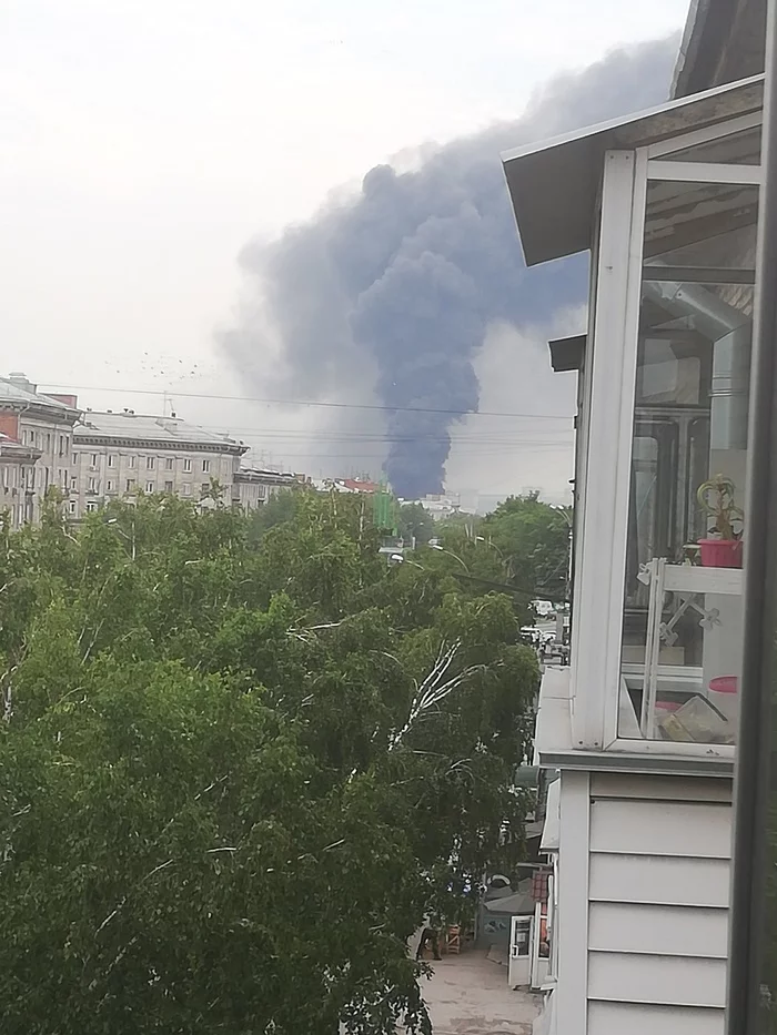 Novosibirsk. We are burning again - My, Novosibirsk, Fire