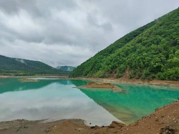 Карьер - Моё, Карьер, Озеро, Фотография, Приморский край, Длиннопост