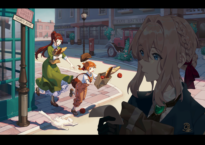  Violet Evergarden, Anime Art, 