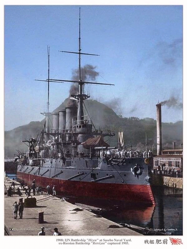 How Retvizan has changed - Russo-Japanese war, Japan, Российская империя, Battleship, Trophy