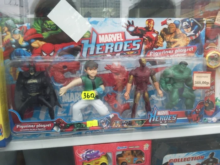 New Marvel Heroes - My, Marvel, Batman, Ben 10, Toys, Superheroes, Figurines, iron Man, Hulk