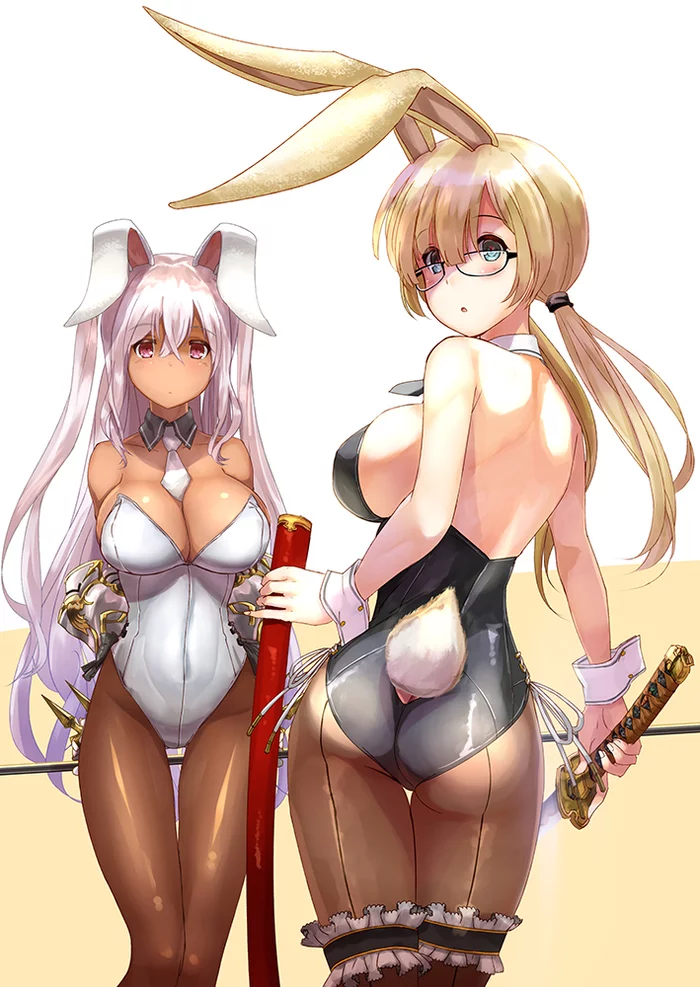 Anime Art - NSFW, Anime, Anime art, Anime original, Bunnysuit, Bunny ears, Animal ears
