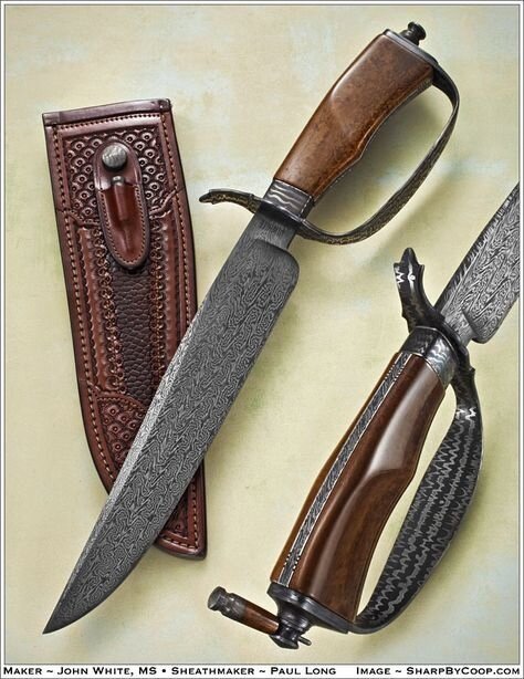 Grand Masters... #20: Leather Scabbard by Paul Long - Master, Leather craft, Sheath, Longpost