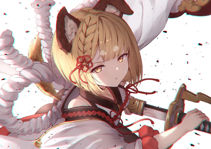 Vajra - Anime art, Anime, Vajra, Granblue fantasy, Animal ears