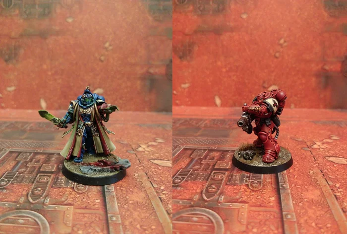 creative response - My, Warhammer, Warhammer 40k, Wh miniatures, Wh painting, Longpost, Blood ravens