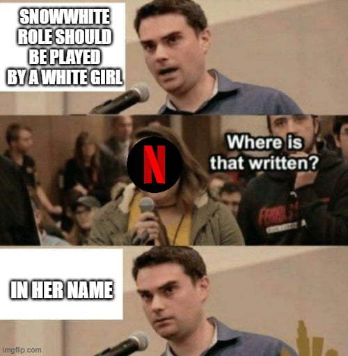 Where is that written? - Snow White, Walt disney company, Ben Shapiro, Actors and actresses