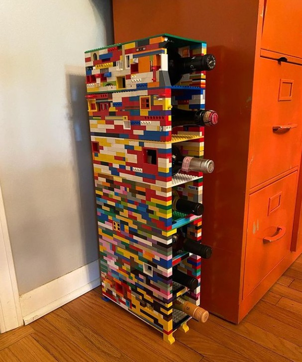 Wine cabinet - Lego, Wine cabinet, Wine