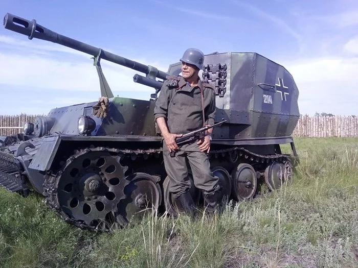 Residents of the Ural village quarreled over a German self-propelled gun that left for the Day of Russia - Longpost, Chelyabinsk region, Verkhneuralsk, Historical reconstruction, A complaint, Self-propelled gun, Negative