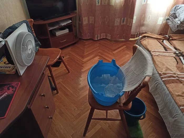 Air conditioning for poor Muscovites) - My, Heat, Life hack, Physics, Longpost