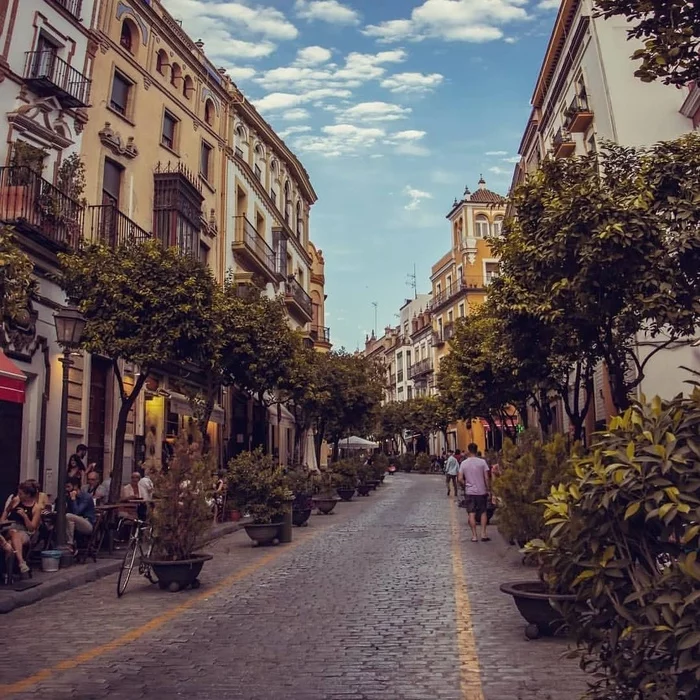 Seville, Spain - Spain, Seville, The photo, Town, Europe, The street