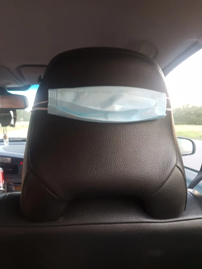 Amogus - My, Among Us, Memes, Humor, Auto, Headrest, Mask