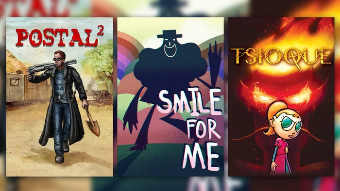 POSTAL 2, Smile For Me and TSIOQUE giveaway - Steamgifts, Steam, Drawing, Postal 2, Indie game