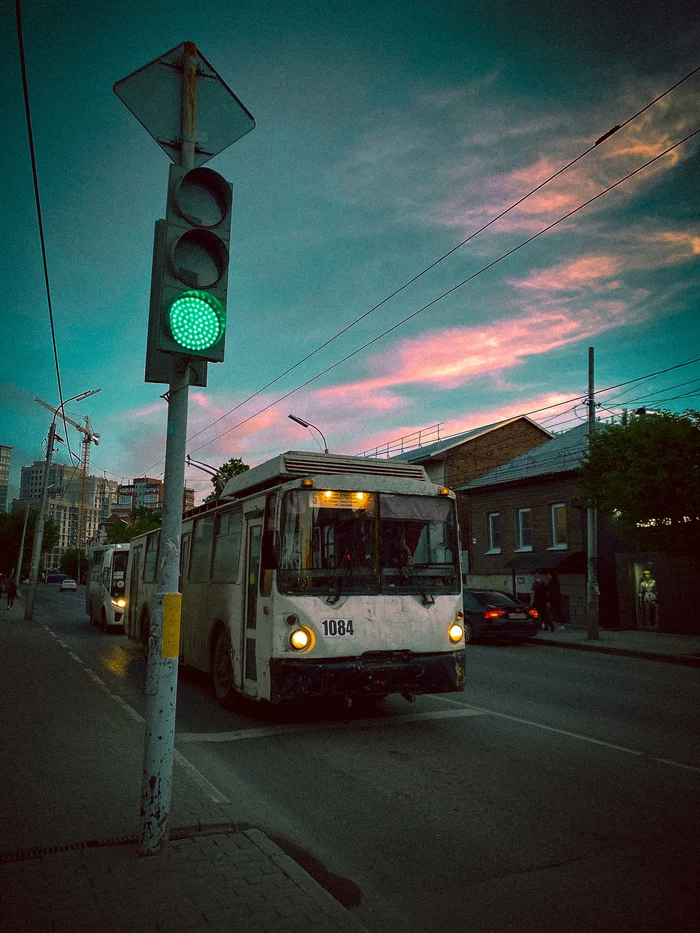 Lost trolleybus - My, Mobile photography, Ryazan, The photo