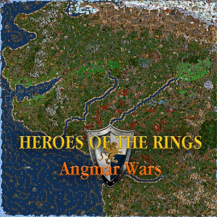 Angmar Wars [HOTA] [H+U]: a map about the events of Tolkien's Legendarium long before the War of the Ring - My, HOMM III, Герои меча и магии, Might and magic, Step-by-step strategy, Games, Computer games, Middle earth, Longpost, Hota