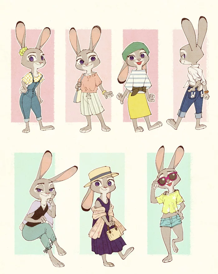 Summer collection - Zootopia, Judy hopps, Bibio, Art