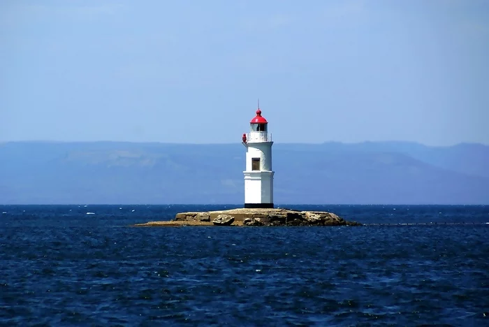 Lighthouse - My, Lighthouse, Vladivostok, Primorsky Krai, Japanese Sea, Bosphorus, Tokarevsky Lighthouse