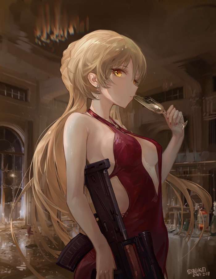 OTs-14 , Anime Art, Ots-14, Girls Frontline, , , , , 