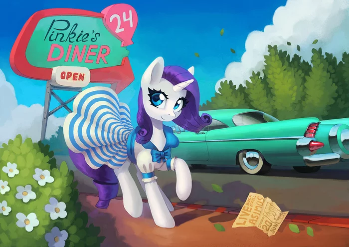 Cafe Pinky's - My little pony, Rarity, Asimos