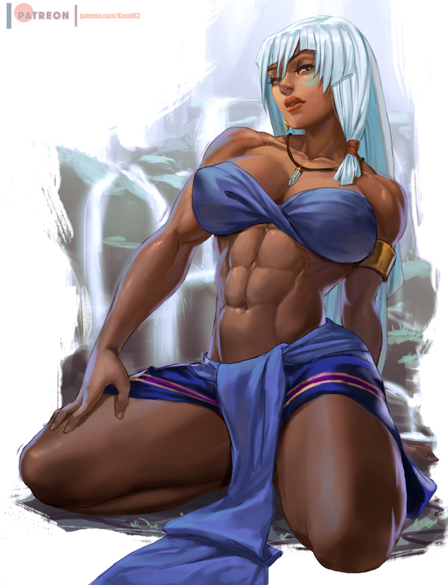 Kida - NSFW, Strong girl, Art, Muscleart, Princess Kida, , Cartoons, Girls, Boobs, , Hand-drawn erotica, Walt disney company, Lejeanx3, Longpost, Atlantis: The Lost World