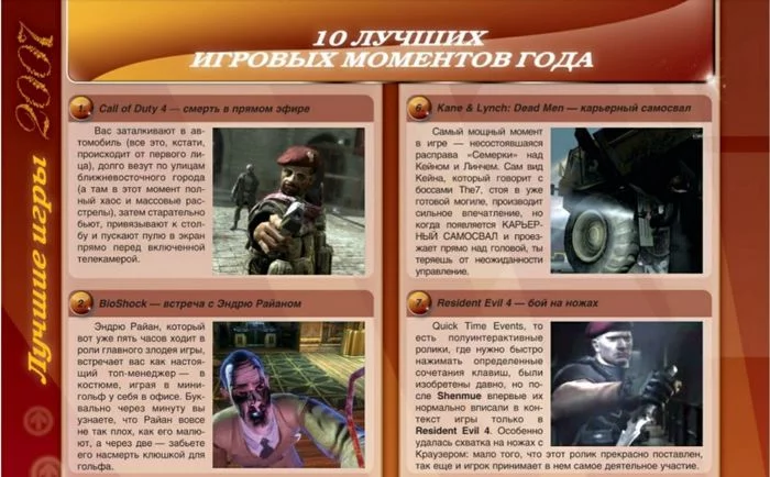 Igrozhur - the best moments of 2007 - Computer games, Gambling Magazine, Retro Games, Nostalgia