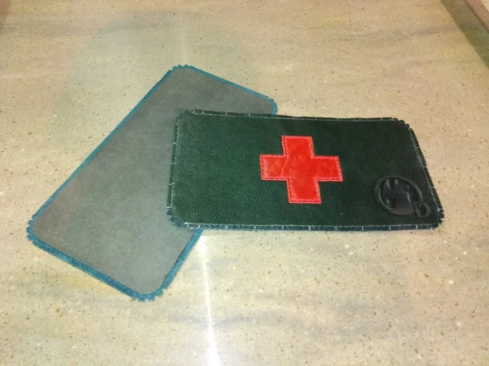 German First Aid Kit - My, Handmade, Leather, Longpost