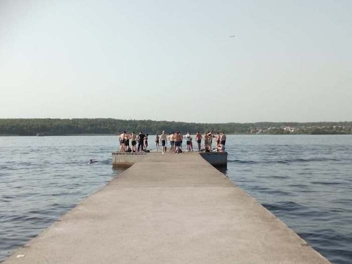 Заметка о пляже на базе отдыха «Троицкое» Клязьминского водохранилища Пляж, Подмосковье, Длиннопост