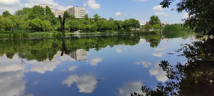 Rainy in Krasnodar - Lake, Krasnodar, After the rain, Sky, Reflection, The photo