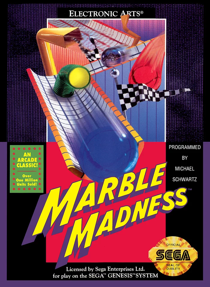Do you remember we played Marble Madness in 1984 (SEGA, NES, Dendy) - My, 90th, Childhood of the 90s, Back in the 90s, Sega, Sega mega drive, Dendy, Nes, Retro Games, Video, Longpost