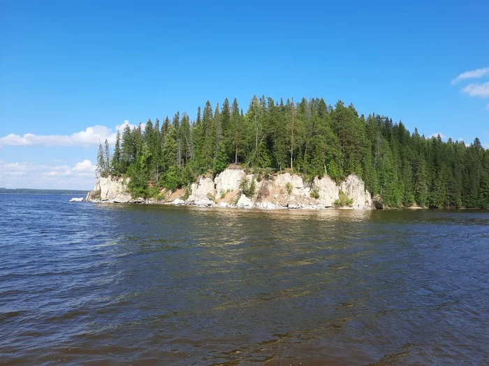 Khokhlovka - My, Perm Territory, The rocks, River, Khokhlovka, Mobile photography, Kama