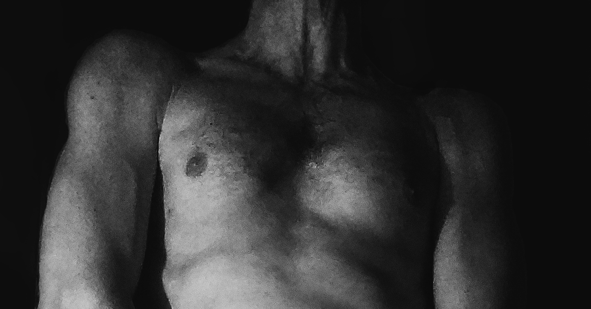 Black and white - NSFW, My, Playgirl, Naked guy, Longpost, Copyright