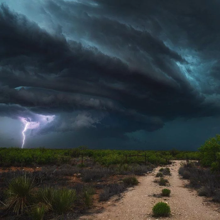Storm (Texas) - Texas, Thunderstorm, The photo, USA, Travels, Reddit, Weather, Nature