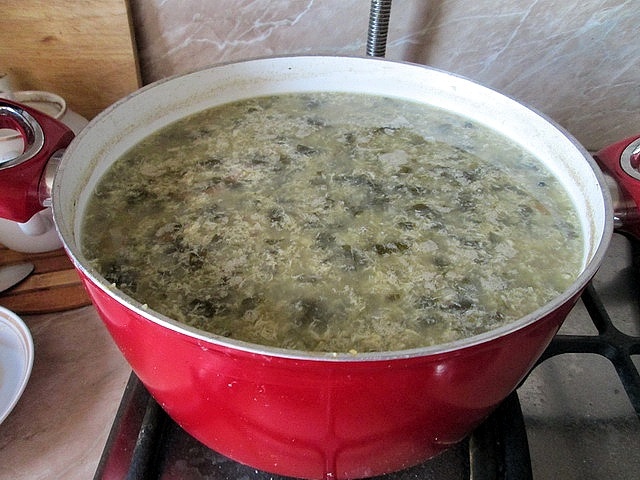 Simple summer sorrel soup - My, Men's cooking, Cooking, Dinner, Soup, Sorrel, Longpost, Recipe